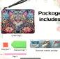 Preview: Diamond Painting Geldbörse 5D Katzenmalerei Handtasche